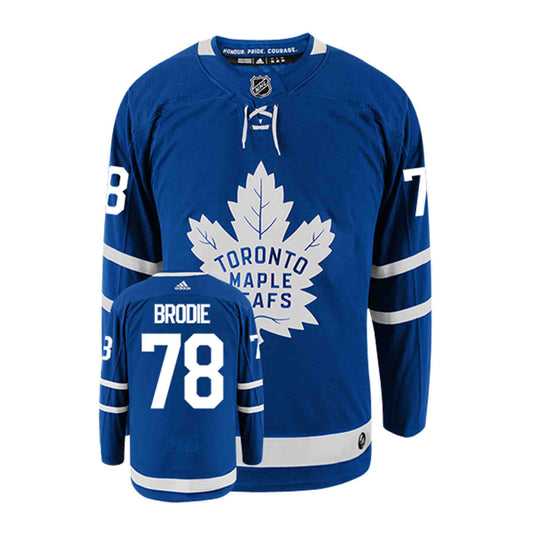 Mens Toronto Maple Leafs #78 TJ BRODIE Royal Blue Adidas Stitched NHL Jersey Dzhi->toronto maple leafs->NHL Jersey